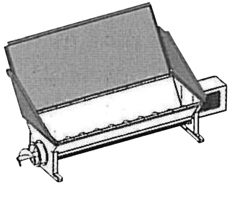 Aufsatzrahmen mit aufklappbarem Deckel und Seitenwänden zu Befülltrog