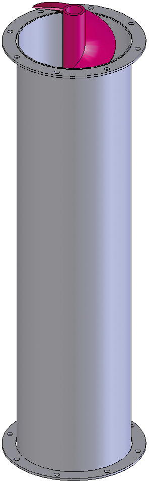 Befestigungsschelle für Verlängerungsrohr, Durchmesser 300 mm